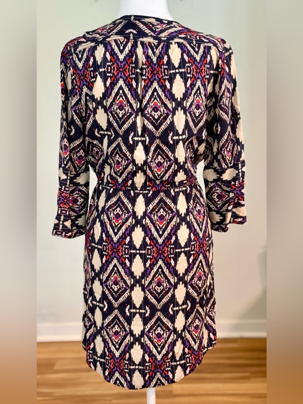 Anthropologie x Holding Horses Mira Ikat Western Dress, Size 4 - Picture 4 of 12